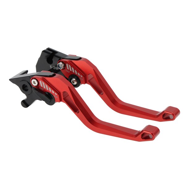 Palancas de freno y embrague cortas Unique Bargains para Yamaha YZF-R125 2014-2020, palanca de freno de manillar de motocicleta, aleación de aluminio, rojo sólido, 1 par