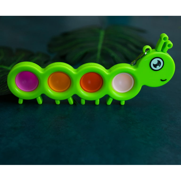 Pop Fidget Toy Green Caterpillar 4-Button Bubble Popping Game - Yahoo  Shopping