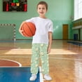 thumbnail image 6 of joogoo Retro Baseball Polka Dots Boys' Sweatpants Jogger Pants 9-10Y, 6 of 8