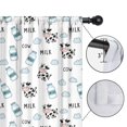 thumbnail image 4 of Blackout Kids Curtains,White Cow Milk Cloud Pattern Childrens Insulated Curtains Set Of 2,Bedroom Essentials,Toddler Room Decor 42x84in(106x213cm), 4 of 5