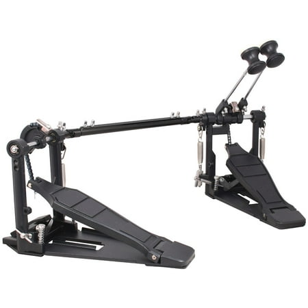 Double Bass Drum Pedal Dual Foot Kick Pedal Percussion Instrument Parts & Accessories With Single Chain Drive