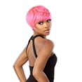 thumbnail image 3 of Sensationnel Cia100% Human Hair Celebrity Series Empire Wig 9" Human Hair Wigs / Color: HOT PINK, 3 of 5