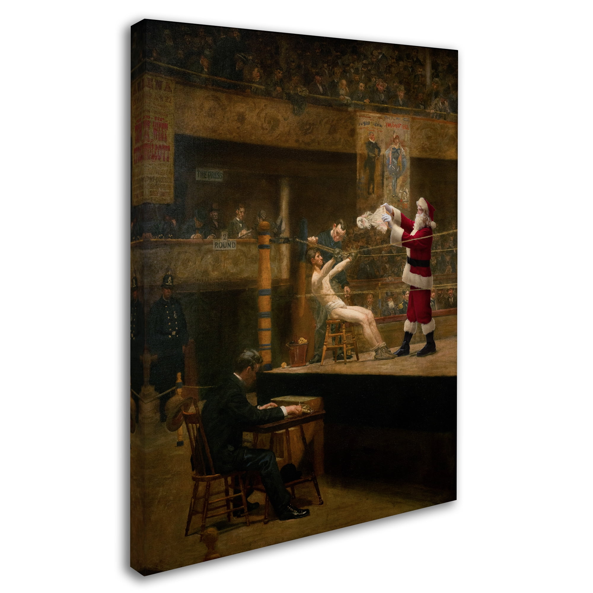 Trademark Fine Art 'Eakins - Between Rounds' Canvas Art by Ed Wheeler