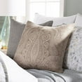 thumbnail image 2 of Boteh BEH-003 20"H x 20"W Square Pillow Cover in Camel/Khaki/Light Gray/Cream, 2 of 3