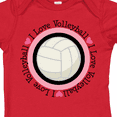 thumbnail image 4 of Inktastic I Love Volleyball Sports Girls Baby Bodysuit, 4 of 5