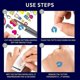 thumbnail image 5 of 2026 Neon Temporary Tattoo, Assorted Designs Glow In The Dark Neon Temporary Tattoo, Uv Blacklight Fake Tattoos, 5 of 5