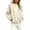 Beige women long sleeve knit sweater a1, variant on Women Long Sleeve Knitted Pullover Relaxed Fit Crew Neck Solid Casual Sweater Cozy Warm Soft Fall Winter Weekend Outdoor Vacation Wear, Light Blue M