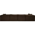 thumbnail image 5 of Meridian Furniture 5-Piece Brown Corduroy Performance Fabric Modular Sectional, 5 of 13