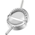 thumbnail image 1 of Empanda Press, molde grande para albóndigas de acero inoxidable, cortador de masa 2 en 1/molde para albóndigas para empanadas, empanadas, albóndigas, pierogi y ravioli TUNC Sencillez, 1 of 5
