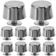 thumbnail image 1 of Aloha - 10 tornillos decorativos con cierre de rosca de metal para monedero, con pinchos, para bolso de mano y hebilla, 1 of 8