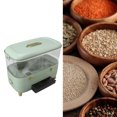 thumbnail image 4 of Sealed Multigrain Storage Box 2 Grids - Light Green, Transparent, ABS PET Material, for Home Rice and Grain Storage, 4 of 5