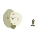 thumbnail image 5 of Reloj de pared escultórico con figura decorativa de estilo europeo de dibujos animados para cocina, oficina, entrada, sala de estar o decoración del h, 5 of 8