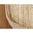 thumbnail image 6 of Hand Knotted Sumak Jute Eco-Friendly Area Rugs - 6'X9', Rectangle Shape, Ivory Color, Contemporary Pattern, High Pile, Natural Fiber, Outdoor Indoor Handmade Area Rugs For Living Room (J00012), 6 of 12