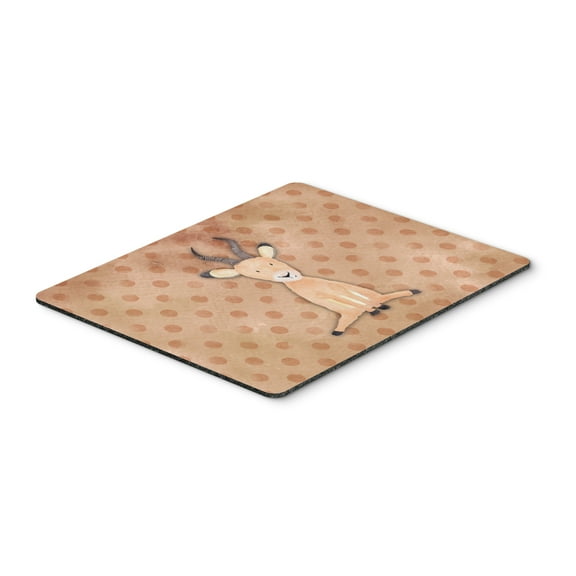 Polkadot Antelope Watercolor Mouse Pad Hot Pad or Trivet