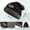 thumbnail image 4 of Bocaoying 5 Pcs Winter Hat Scarf Gloves Set, Winter Fleece Lined Beanie Hat Scarf Sock Touchscreen Gloves Set for Men Women, 4 of 7
