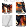 thumbnail image 4 of luoweisi Men's Beach Shorts Quick Dry Swim Trunks with Mesh Lining Horse XL, 4 of 5