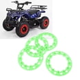 thumbnail image 4 of 4Pcs 8 Inch ATV Wheel Trim Hub  Decor Wheel Rim Cover Decoration Scratch Plastic Hubcap Trim Cover Universal for Go Kart, 4 of 7