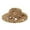 Khaki, variant on AWZXDE Straw Hat For Women and Men With a Wide Brim and Seashell Decor Packable Beach Sun Hat Casual Fashion Vacation Accessory For Summer and Outdoor Activities Light Yellow,One Size