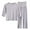 Light Gray, variant on Girls Pajama Sets Short Sleeve High Waist Sleepwear Outfits Solid Color Shirts and Pants 2 Pieces Set 12-24 Months