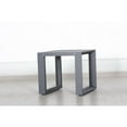 thumbnail image 3 of Paris Outdoor Aluminum Frame Grey End Table, 3 of 3