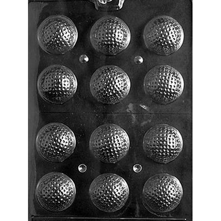 Golf Ball 3-D Chocolate Mold - S051 - Includes Melting & Chocolate Molding (Best Melting Chocolate For Molds)