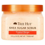 Tree Hut Shea Sugar Exfoliating Body Scrub Tropical Mango, 18 Oz.