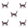 thumbnail image 1 of Broches de dibujos animados Minnieouse Gato encantador Acrílico Estampado floral, 1 of 6