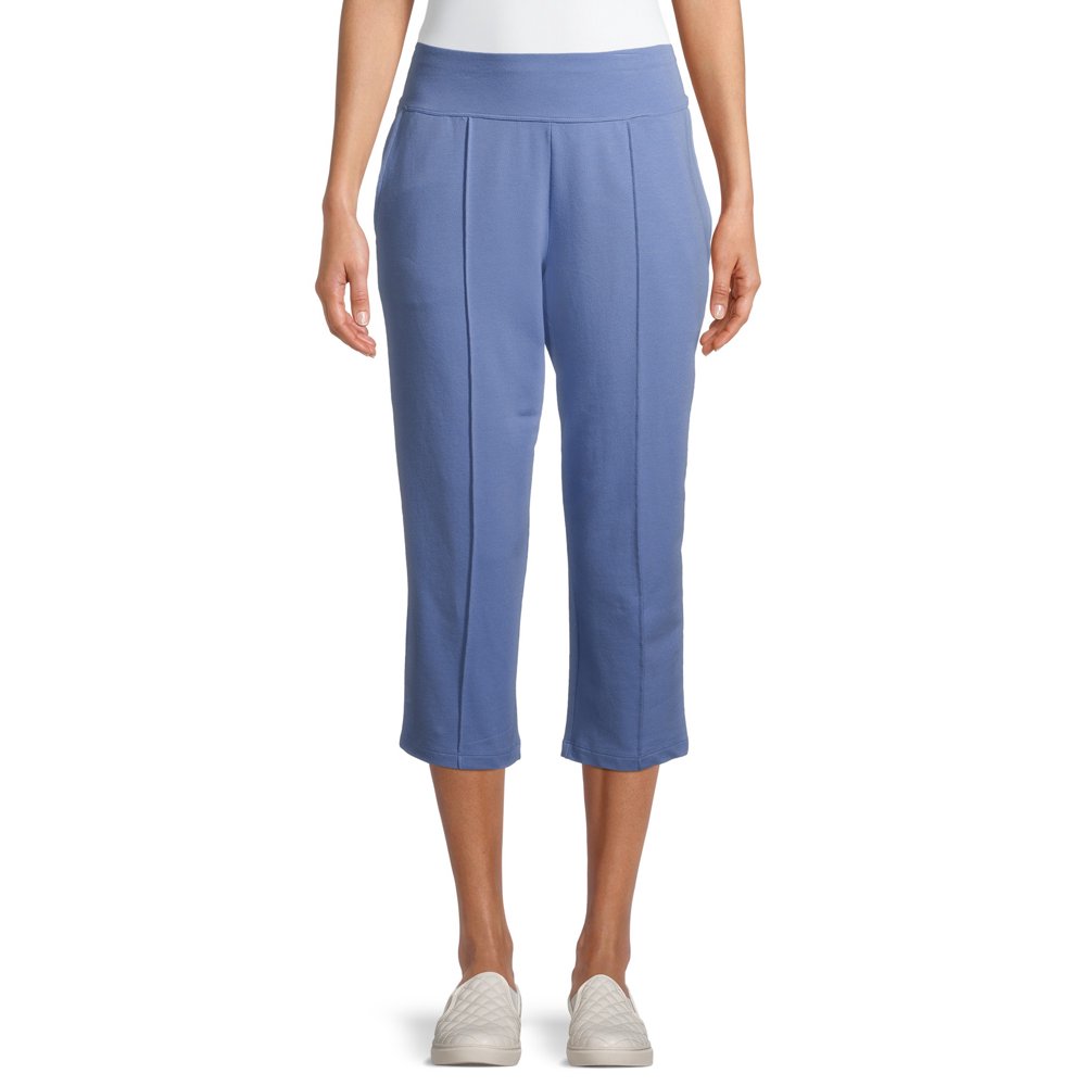 Time and Tru Time and Tru Women's Knit Pull on Capri Pant Walmart