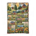 thumbnail image 2 of CaiYueKe Small Size Flannel Blanket, 39x27.6 Inch Soft Warm Nap Blanket, Print Flannel Throw for Sofa Bed Camping, Lightweight Cozy Blanket, Gift for Holiday Thanksgiving Christmas, 2 of 7