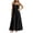 Black, variant on Boho Dresses for Women Plus Size Spaghetti Strap Sack Dress Loose Ankle Length Dress Casual Weekend Outfits
