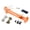 orange color, variant on Paracord Bracelets Jig Portable Bracelets Maker Tool Adjustable Length Paracord Braiding Tool For Bracelets Braiding