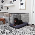 thumbnail image 2 of Happy Hounds Cooper Deluxe Reversible Crate Pad, Denim, Extra Large (48" x 30"), 2 of 8