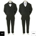 thumbnail image 3 of 6pc Color Bow Tie + New Baby Toddler Boy Black Wedding Suit Tuxedo S-20 New Teen, 3 of 10