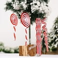 thumbnail image 2 of Zhaomeidaxi Hanging Pendant Simulation Lollipop Pattern Holidays Gift Plastic Christmas Candy Cane Ornament for Shopping Mall, 2 of 7