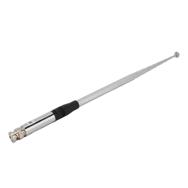 Antena HT De 27 MHz, Antena De Varilla Telescópica Plegable De Alta Ganancia De 9 A 51 Pulgadas Con Conector Macho BNC Para Radio Portátil Cb