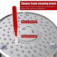 thumbnail image 3 of 40pcs Shower Nozzle Cleaning Brush Small Cleaner Tool Hole Cleaning Brush for Shower Nozzle Keyboard, 3 of 5