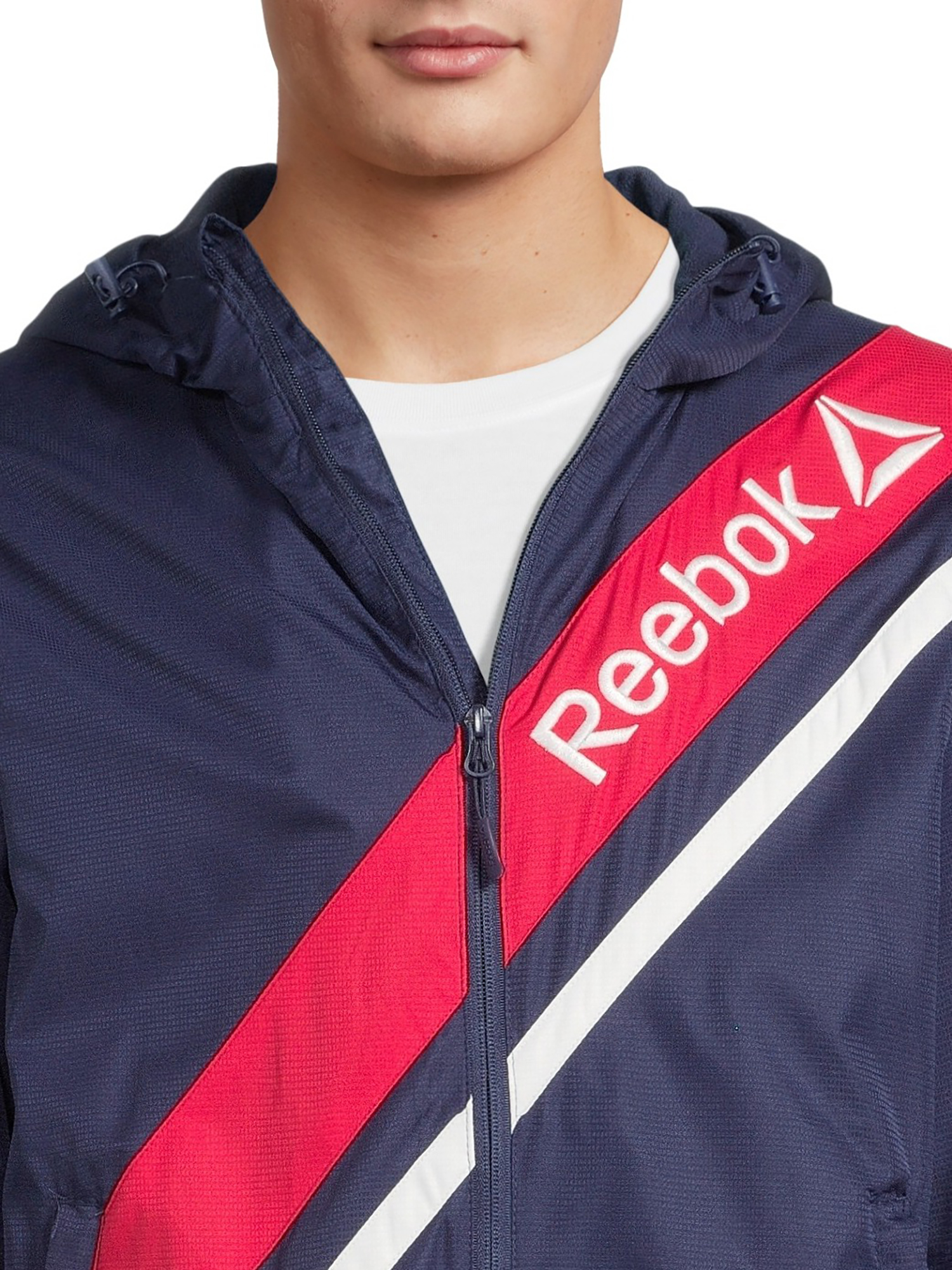 Reebok Men's Retro Windbreaker Jacket, Sizes S-3XL - image 4 of 5