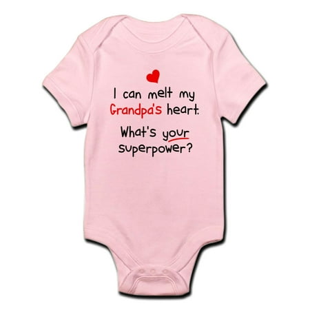 

CafePress - Melt Grandpa s Heart Infant Bodysuit - Baby Light Bodysuit