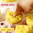 thumbnail image 4 of Yellow Cheese Toy, Squeeze Cheeses, Giant Cheese Toy, Rebounding Jumbo Toy-Cheesess, Soft Novelty Toy for Adults, 3.35 Inch Yellow Cute Party Favors(2pc), 4 of 7