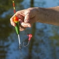 thumbnail image 4 of Colorful Heads with Barbed Hooks – Saltwater/Freshwater Fishing Durable Core Snag Design, 4 of 5
