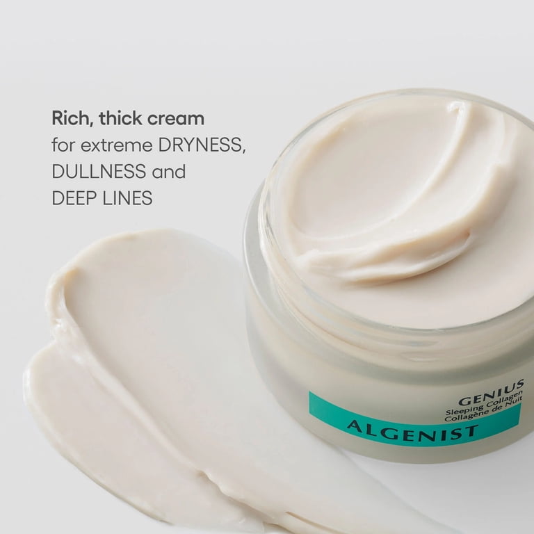 Algenist GENIUS Vegan Collagen Sleeping Cream for Moisturized and