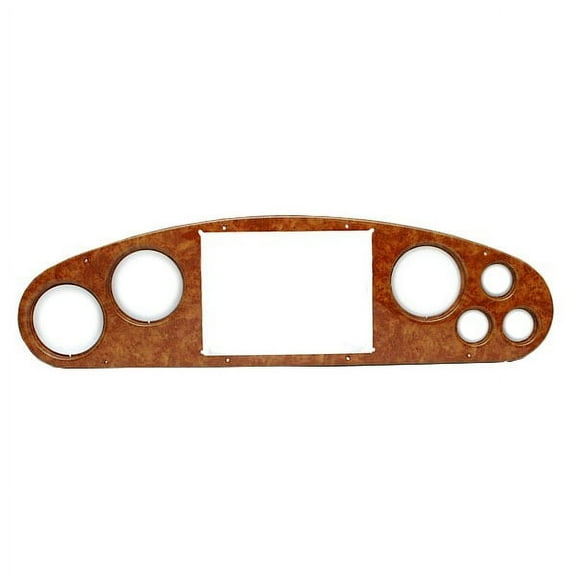 Rinker Boat Blank Gauge Panel | Woodgrain 33 x 9 1/4 Inch