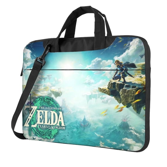 The Legend Of Zelda Laptop Bag Laptop Case Computer Notebook Briefcase Messenger Bag With Adjustable Shoulder Strap 15.6 Inch
