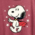 thumbnail image 3 of Peanuts - Snoopy Vampire Stars Glow In The Dark - Women's Short Sleeve Graphic T-Shirt, 3 of 6