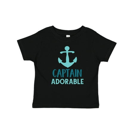 

Inktastic Captain Adorable Boat Anchor Sailor Sailing Gift Baby Boy T-Shirt