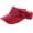 Red, variant on Sun Visor, Glitter Shiny Plain Sport Visor Cap with Adjustable Strap, Sparkle Bling Sun Hat for Women Men Golf Summer Beach Hiking