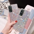 thumbnail image 5 of Galaxy S22 Ultra Glitter Case, Cute Sparkle Bling Shiny Slim Soft Reflective Clear TPU Rubber Bumper for Girl Women Protective Cover for Samsung Galaxy S22 Ultra (Pink), 5 of 14