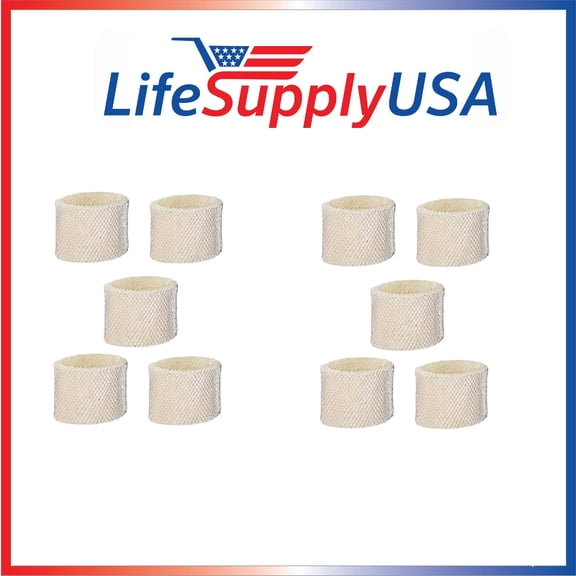 Filter A Humidifier Filter Replacement Wick Compatible with Honeywell HCM350, HCM645, Sunbeam 1173, Relion WA-8D, Kaz 3020, Vicks V3100 V3800 by LifeSupplyUSA (4-Pack)