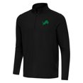 thumbnail image 2 of Men's Antigua  Black Detroit Lions St Patrick Day Intent Quarter-Zip Pullover Top, 2 of 4