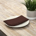 thumbnail image 2 of VHC Brands Harvest & Thanksgiving Farmhouse Tabletop & Kitchen-Cassidy Red Napkin Set of 6, Burgundy, 2 of 5